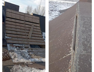 Износ 90%: в Улан-Удэ разрушен скейт-парк за три миллиона рублей