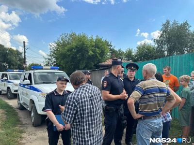 Красноярцы устроили ещё один массовый сход против застройки Николаевки. К ним приехала полиция